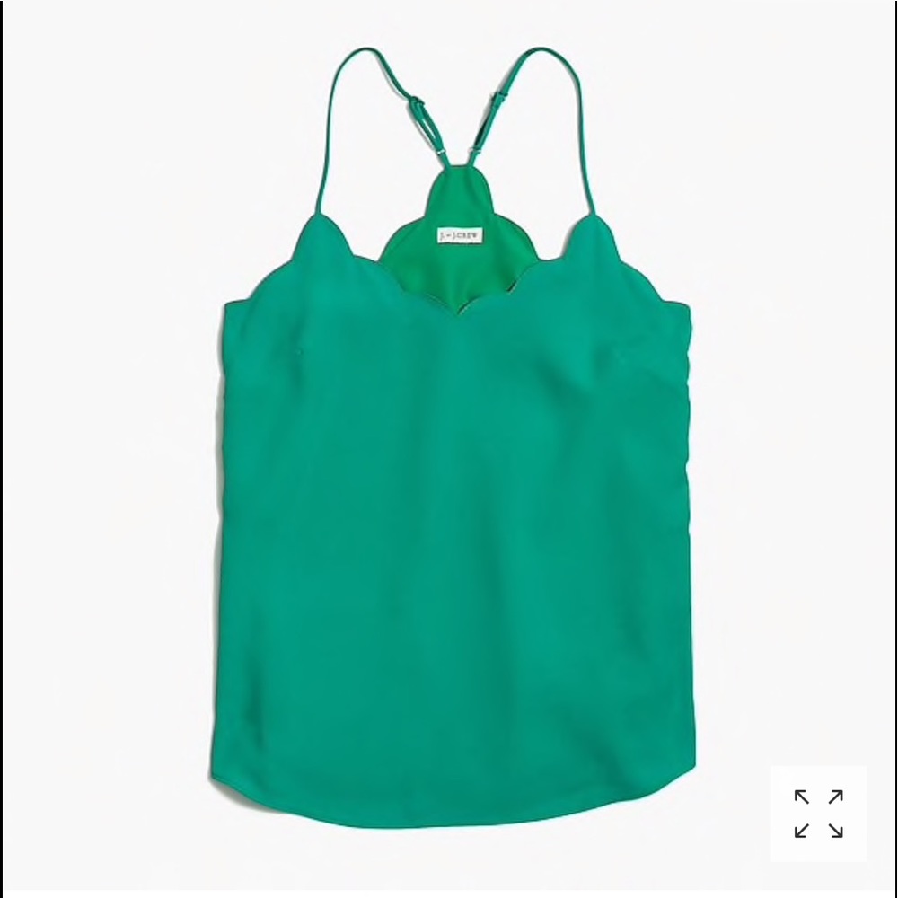 J.Crew Scalloped Cami Top